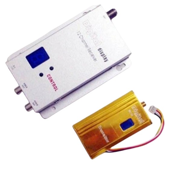 Hot Sales FPV 1.2Ghz 1.2G 8CH 1500mw Wireless AV Signal Sender TV Audio Video Transmitter Receiver for RC Car